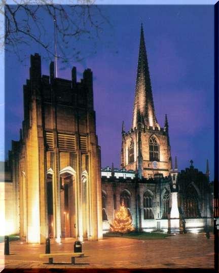 Sheffield Cathedral, Church at night